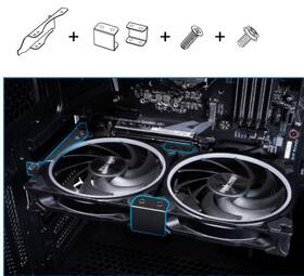 Držiak AKASA PCI Slot Bracket for 120mm Fans čierny

 obrázok produktu 3 z 3