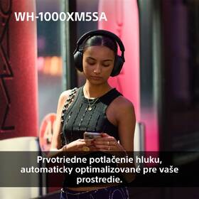 Slúchadlá Sony WH-1000XM5SA, Limitovaná edícia - mäkké púzdro čierna

 obrázok produktu 9 z 11