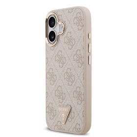 Kryt na mobil Guess PU Leather 4G Triangle Logo Gold Frame MagSafe na Apple iPhone 17 ružový

 obrázok produktu 2 z 7