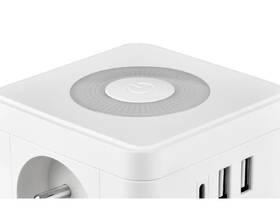 Rozbočovacia zásuvka Viking Y23LW, 2x zásuvka, 1x USB-A, 2x USB-C, svetlo, vypínač biela

 obrázok produktu 2 z 2