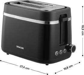 Hriankovač Sencor STS 2710BK čierny

 obrázok produktu 3 z 15