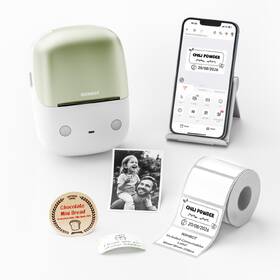 Tlačiareň štítkov Niimbot B2 PRO + role štítkov zelená

 obrázok produktu 7 z 14