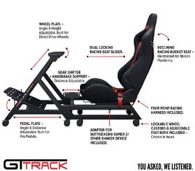 Pretekársky kokpit Next Level Racing GTtrack Racing Simulator 

 obrázok produktu 9 z 11