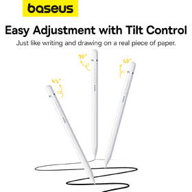 Stylus Baseus Smooth Writing 2 s bezdrôtovým a káblovým nabíjaním Lightning biely

 obrázok produktu 13 z 16