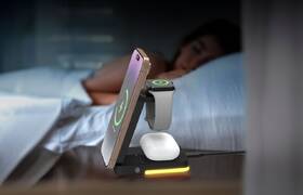 Bezdrôtová nabíjačka Mobile Origin 3in1 Foldable Charging Stand with light, PW28 čierna

 obrázok produktu 18 z 19