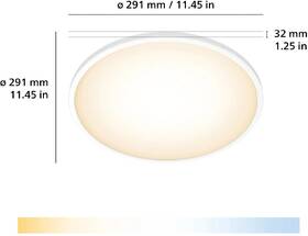 LED stropné svietidlo Philips Smart LED WFB 32 W SuperSlim biele

 obrázok produktu 6 z 6