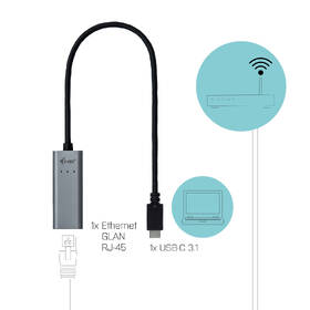 Sieťová karta i-tec USB-C/RJ45 

 obrázok produktu 2 z 3