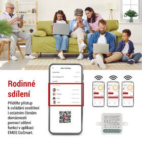 Modul EMOS GoSmart stmievací IP-2112DZ, ZigBee, 2-kanálový 

 obrázok produktu 11 z 19