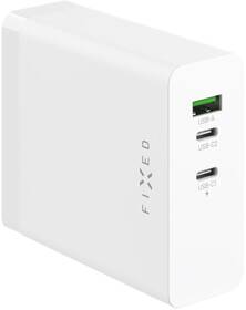 Nabíjačka do siete FIXED Charging Station, 2xUSB-C 1xUSB-A, GaN, PD 3.1, 140W biela

 obrázok produktu 10 z 13