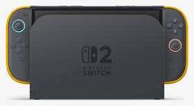 Puzdro Spigen Nano Pop Blueberry Navy  - Nintendo Switch 2 modré/oranžové

 obrázok produktu 9 z 19