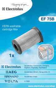 HEPA filter pre vysávače Electrolux EF75B 

 obrázok produktu 1 z 2