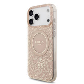 Kryt na mobil Guess IML Flowers Allover Strap MagSafe na Apple iPhone 17 Pro Max ružový

 obrázok produktu 1 z 7