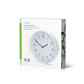 Nástenné hodiny Nedis CLWA1226WT biele

 obrázok produktu 3 z 3