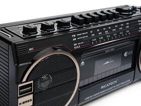Rádiomagnetofón Ricatech PR1980 Ghettoblaster čierny

 obrázok produktu 6 z 7