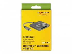 Čítačka pamäťových kariet DeLock USB-C/XQD 2.0 

 obrázok produktu 2 z 2
