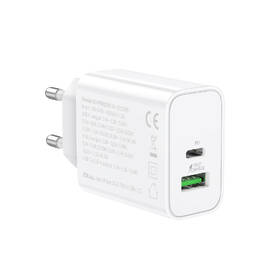 Nabíjačka do siete GoGEN ACHPD230, 1x USB-C PD, 1x USB-A, 30W biela

 obrázok produktu 1 z 2