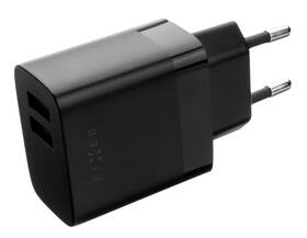 Nabíjačka do siete FIXED 17W Smart Rapid Charge, 2x USB čierna

 obrázok produktu 2 z 8