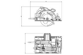 Okružná píla Metabo KS 55 FS 600955000 

 obrázok produktu 4 z 4