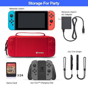 Puzdro tomtoc Travel Case - Nintendo Switch červené

 obrázok produktu 2 z 7