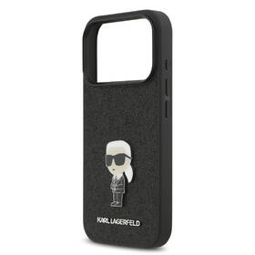 Kryt na mobil Karl Lagerfeld Fixed Glitter Metal Ikonik na Apple iPhone 17 Pro čierny

 obrázok produktu 5 z 7