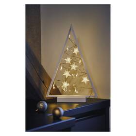LED dekorácie EMOS 15 LED stromček s ozdobami, 40 cm, 2x AA, vnútorná, teplá biela 

 obrázok produktu 3 z 6