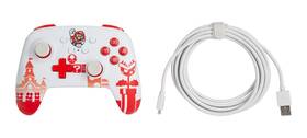 Gamepad PowerA Enhanced Wired pre Nintendo Switch - Mario Red/White 

 obrázok produktu 7 z 9