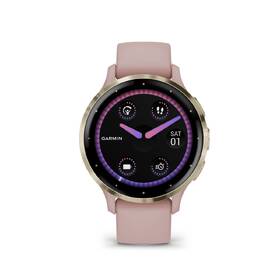 Inteligentné hodinky Garmin Venu 3S - Cream Gold / Dust Rose Silicone Band 

 obrázok produktu 3 z 3