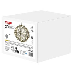 LED dekorácie EMOS svietiaca guľa, 200LED, IP44, teplá biela 

 obrázok produktu 1 z 1