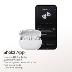 Slúchadlá Shokz OpenDots 2, Bluetooth sivá

 obrázok produktu 6 z 8