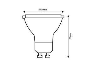 LED žiarovka Rabalux GU10, 5W, 4 000 K 

 obrázok produktu 2 z 2