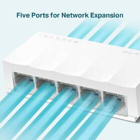 Switch TP-Link LS1005 biely

 obrázok produktu 3 z 5