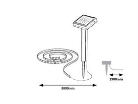 LED pásik Rabalux Ansoo 77016, solárny 

 obrázok produktu 3 z 3