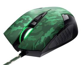 Myš Trust GXT 781 Rixa Camo Gaming & Mouse Pad čierna/zelená

 obrázok produktu 3 z 13