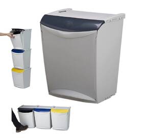Odpadkový kôš na triedený odpad Denox 24300.790, 25 l sivý

 obrázok produktu 1 z 5