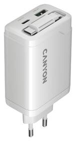 Nabíjačka do siete Canyon OnCharge 65RC White, USB-C, 65W PD, QC, EU biely

 obrázok produktu 2 z 7