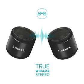 Prenosný reproduktor LAMAX Sphere2 Mini, USB-C čierny

 obrázok produktu 3 z 6