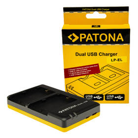 Nabíjačka PATONA Dual Quick Canon LP-EL pre blesk Canon EL-1 čierna/žltá

 obrázok produktu 1 z 4