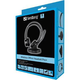 Headset Sandberg Wireless Office Headset Pro+ čierny

 obrázok produktu 9 z 15