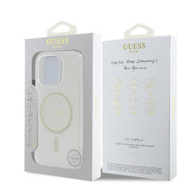 Kryt na mobil Guess IML Glitter Ring MagSafe na Apple iPhone 16 Pro Max priehľadný

 obrázok produktu 7 z 7