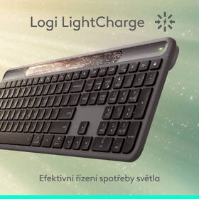Klávesnica Logitech Signature Slim Solar+, US sivá

 obrázok produktu 8 z 18