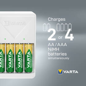 Nabíjačka Varta Plug Charger + 4 AA 2100 mAh 

 obrázok produktu 11 z 14