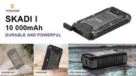 Powerbank Viking SKADI I, 10000 mAh, bezdrôtové nabíjanie čierny

 obrázok produktu 6 z 8