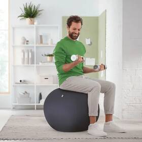 Sedacia lopta Leitz Ergo Anti-Roll Dark Grey, 75cm sivý

 obrázok produktu 6 z 9
