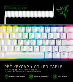 Klávesy Razer PBT Keycap + Coiled Cable Upgrade Set - US/UK biele

 obrázok produktu 6 z 8