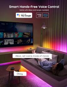 LED pásik Govee WiFi RGBIC PRO Smart, 10m 

 obrázok produktu 7 z 8