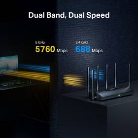 Router Mercusys MR37BE, BE6500 Wi-Fi 7 čierny

 obrázok produktu 3 z 9