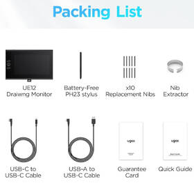 Grafický tablet UGEE UE12 čierny

 obrázok produktu 13 z 13