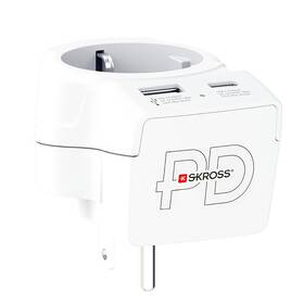 Cestovný adaptér Solight PA29PD20, USB A+C, 20 W, do Spojených štátov, typ B biely

 obrázok produktu 3 z 6