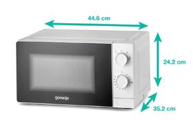 Mikrovlnná rúra Gorenje MO20CE1W5 biela

 obrázok produktu 9 z 10