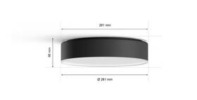 LED stropné svietidlo Philips Enrave S čierne

 obrázok produktu 2 z 4